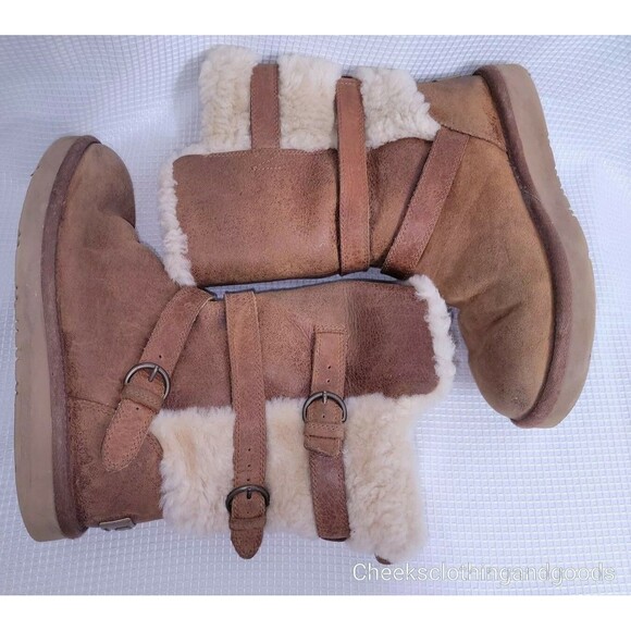 UGG Australia Becket Chestnut Boots Women's size 7 - Picture 5 of 10